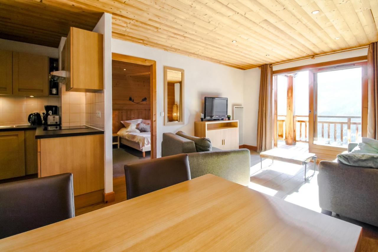 Vue Panoramique Sur Les Montagnes Plein Sud - T2 Skis Aux Pieds, Piscine & Spa Flaine Luaran gambar