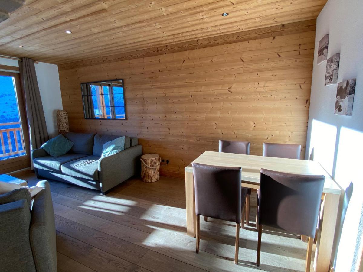Vue Panoramique Sur Les Montagnes Plein Sud - T2 Skis Aux Pieds, Piscine & Spa Flaine Luaran gambar