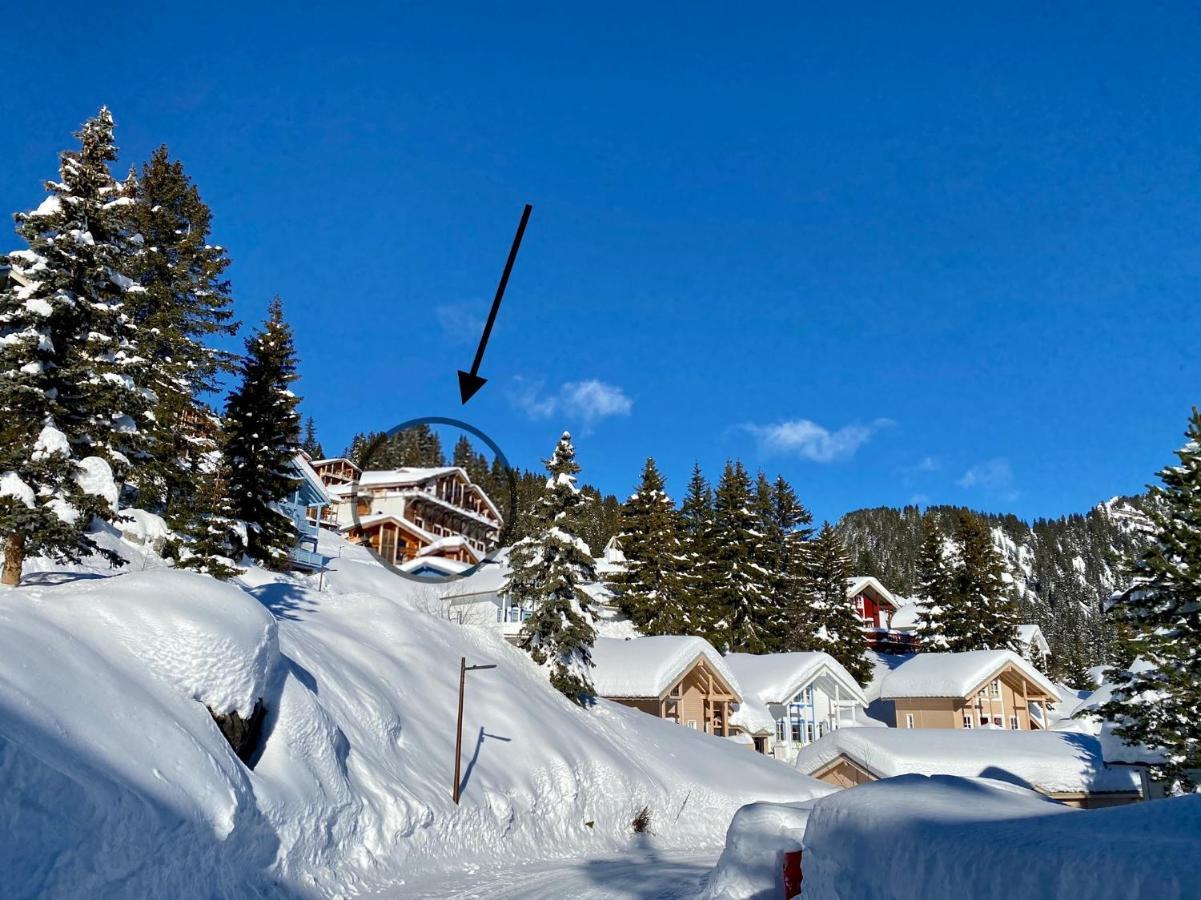 Vue Panoramique Sur Les Montagnes Plein Sud - T2 Skis Aux Pieds, Piscine & Spa Flaine Luaran gambar